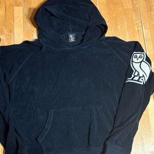 Men's OVO Black Terry Hoodie